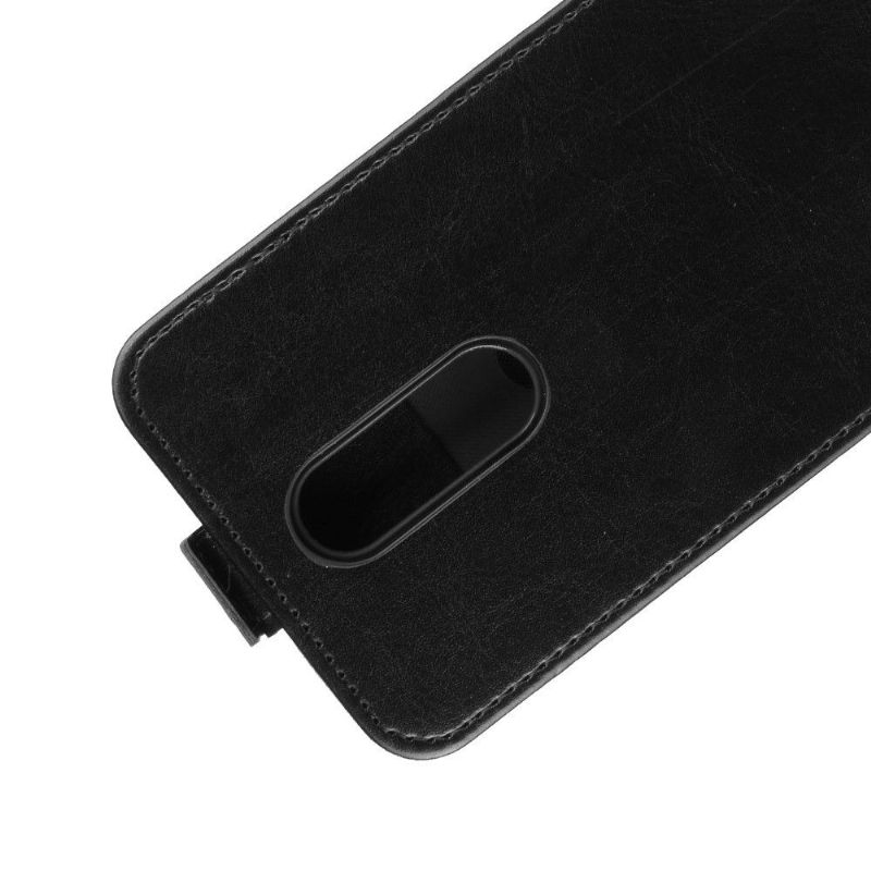 Case Xiaomi Redmi Note 8 Flip Cover Lodret Imiteret Læder