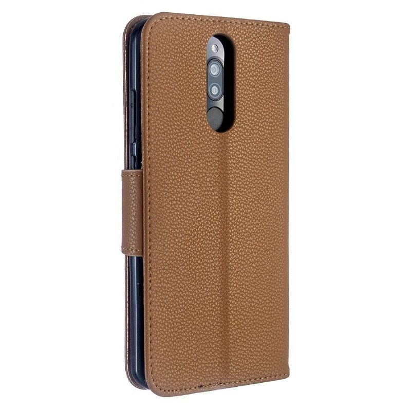 Etui Xiaomi Redmi Note 8 Flip Cover Kornet Lædereffekt Folio