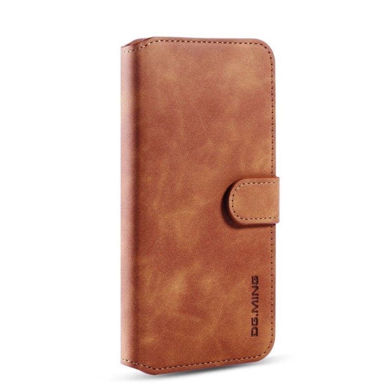 Flip Cover Xiaomi Redmi Note 8 Hemming Dg Ming Retro Style Læder