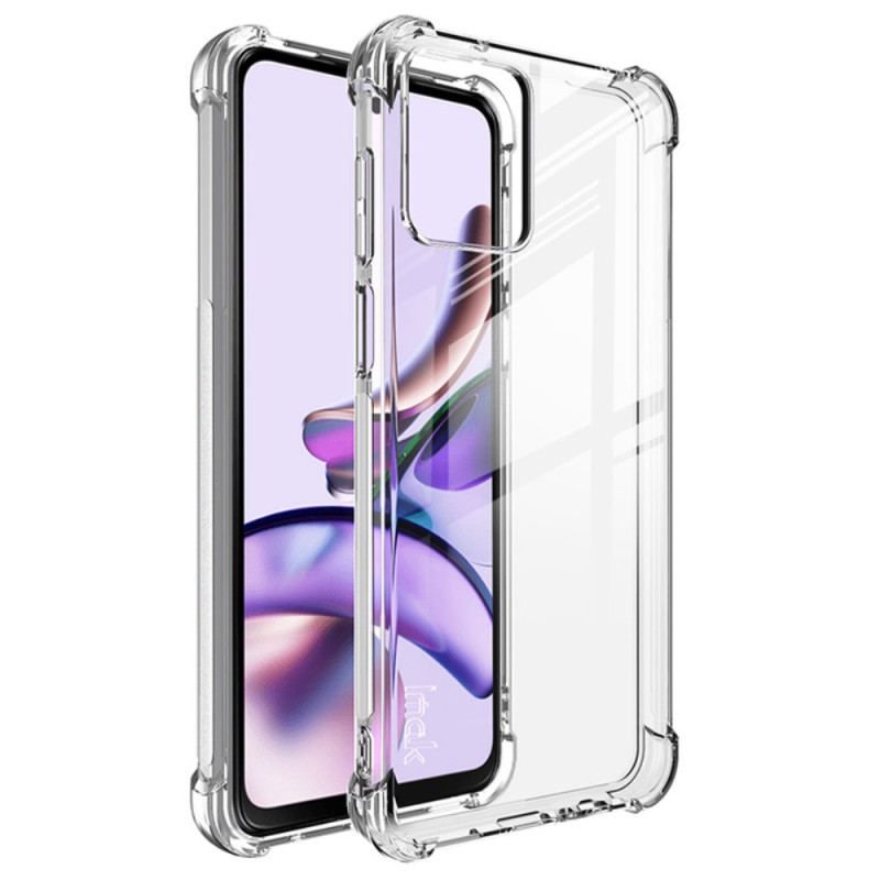 Cover Moto G73 5G Transparent Anti-gulning Imak