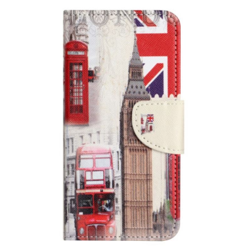 Flip Cover Moto G73 5G London Liv