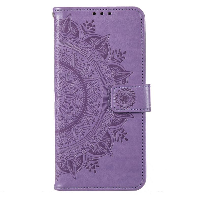 Læder Cover Moto G73 5G Sol Mandala