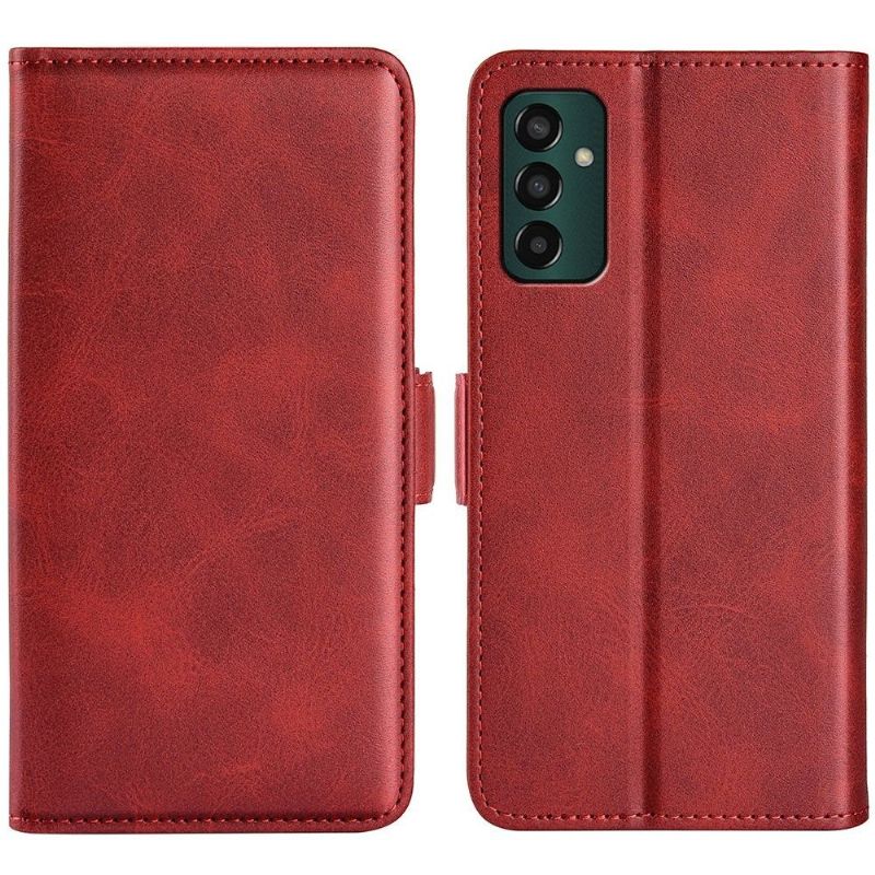 Etui Samsung Galaxy M13 Punge Etui Cover I Mat Imiteret Læder