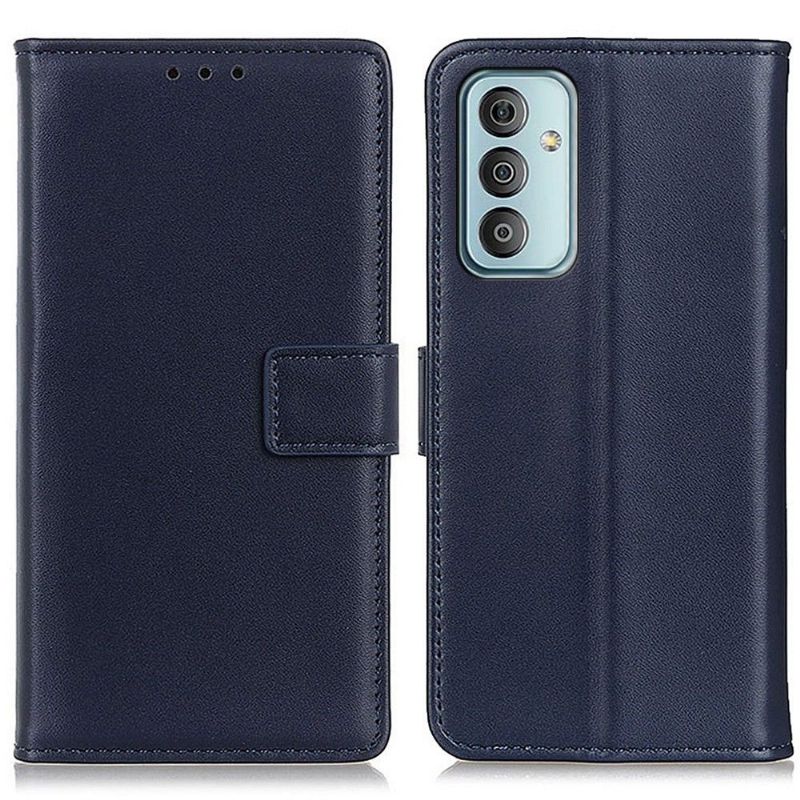 Flip Cover Samsung Galaxy M13 Basic Imiteret Læder