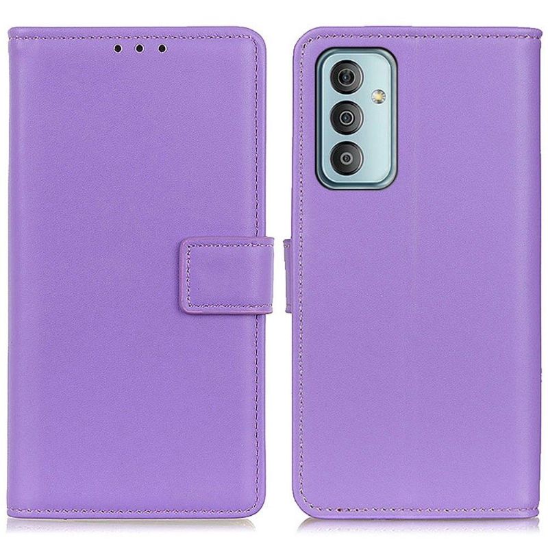 Flip Cover Samsung Galaxy M13 Basic Imiteret Læder