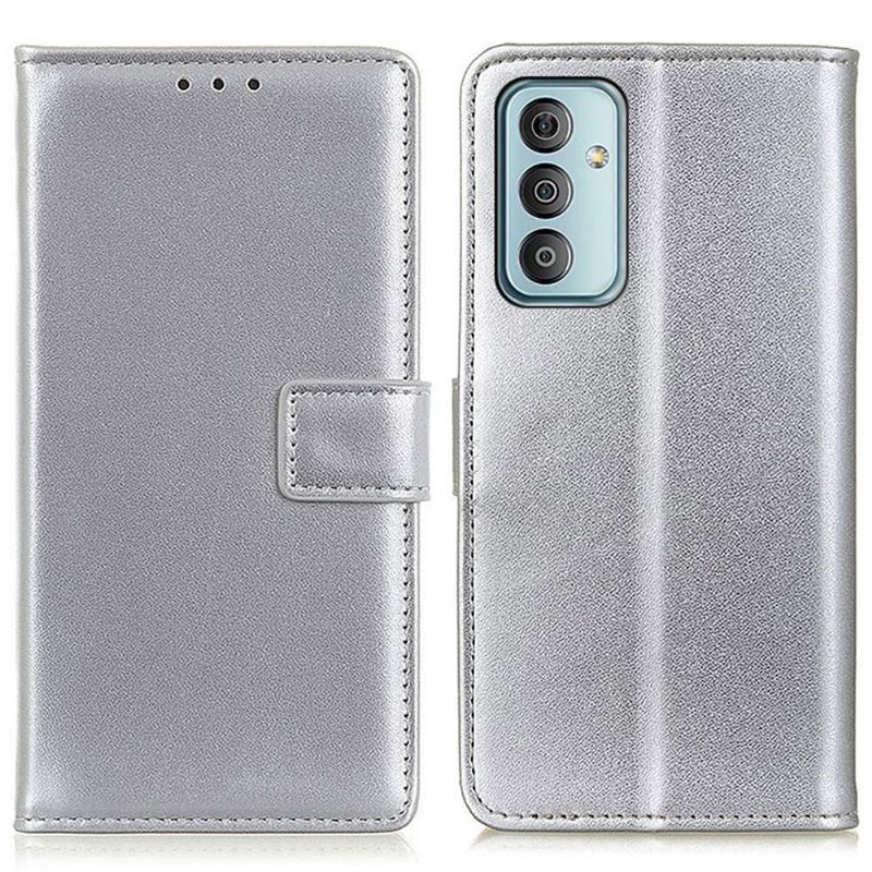 Flip Cover Samsung Galaxy M13 Basic Imiteret Læder