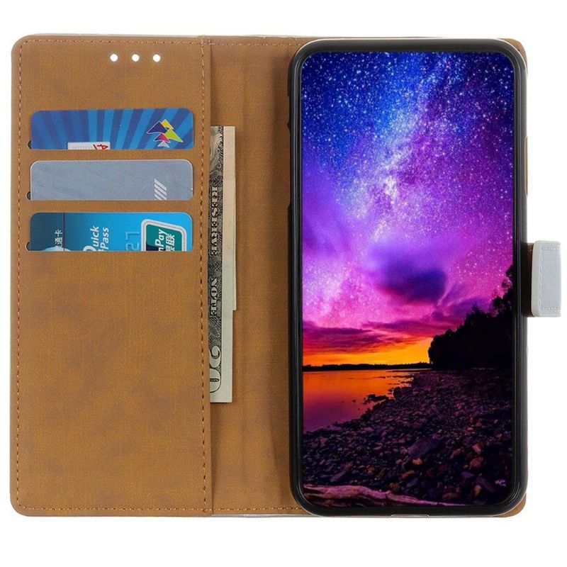 Flip Cover Samsung Galaxy M13 Basic Imiteret Læder