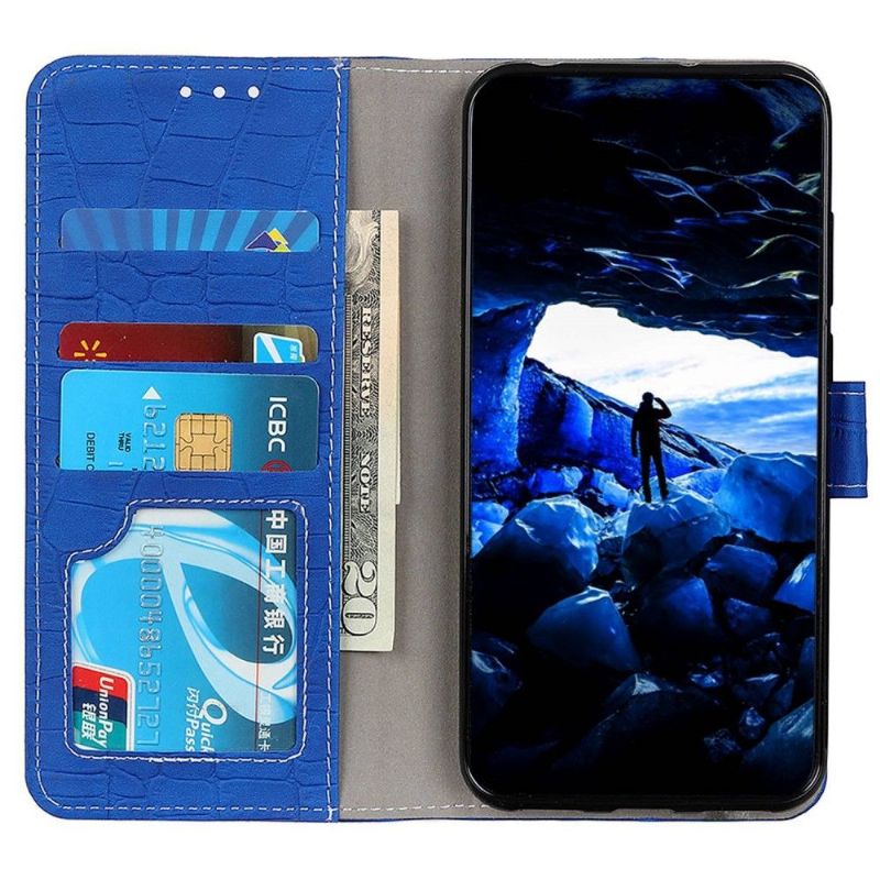 Flip Cover Samsung Galaxy M13 Croco Look Syning