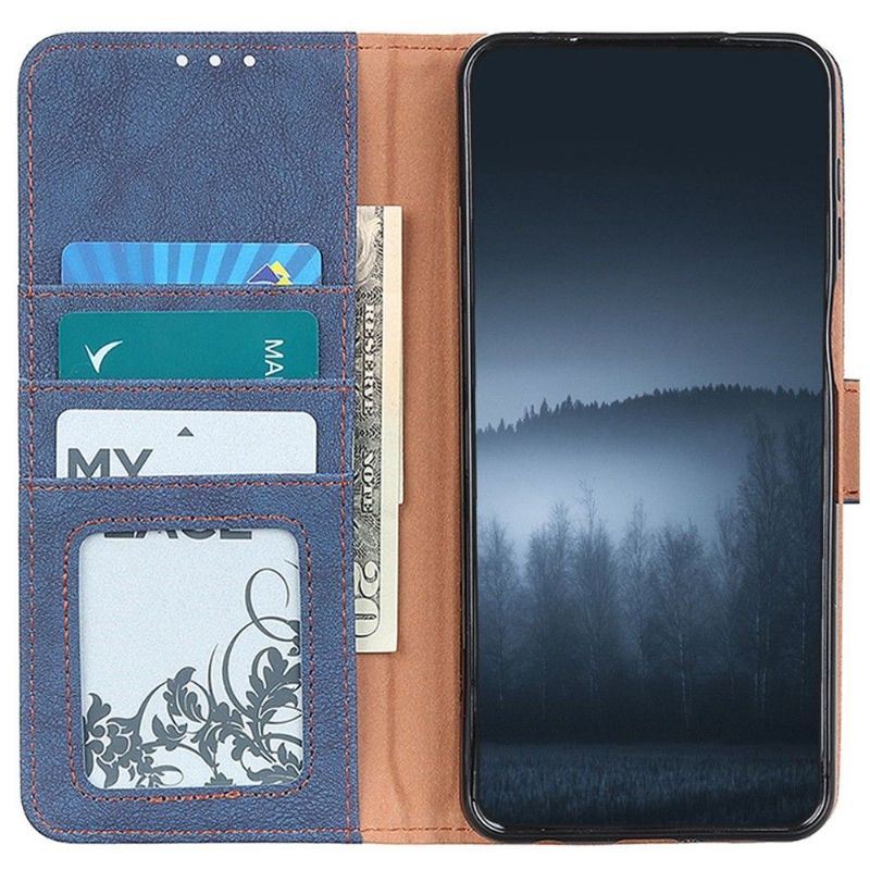 Flip Cover Samsung Galaxy M13 Hemming Khazneh Retro Lædereffekt