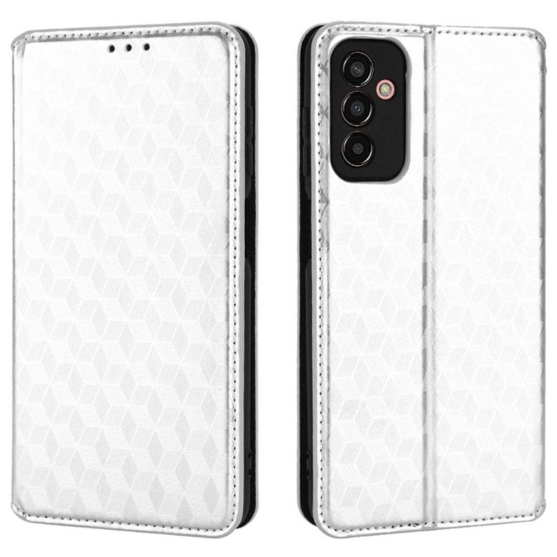 Flip Cover Samsung Galaxy M13 Hemming Læder Cover Designgeometri