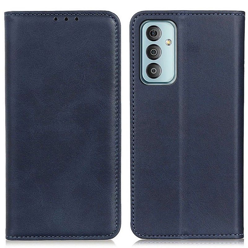 Flip Cover Samsung Galaxy M13 Hemming Læder Cover Simone Flip Aged Imiteret Læder