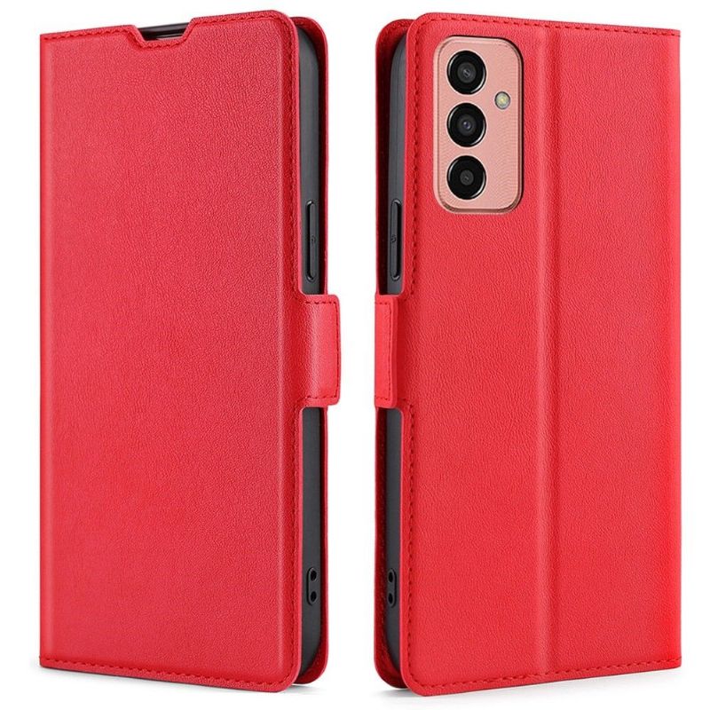 Flip Cover Samsung Galaxy M13 Hemming Minimalistisk Virksomhed I Kunstlæder