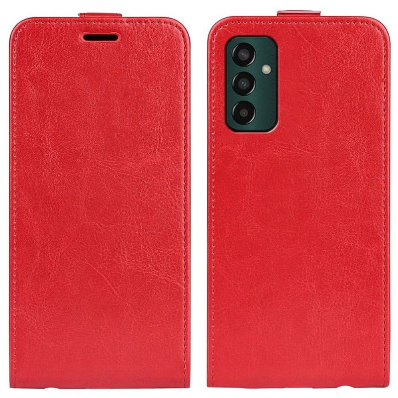 Læder Cover Samsung Galaxy M13 Original Flip Cover Lodret Kunstlæder