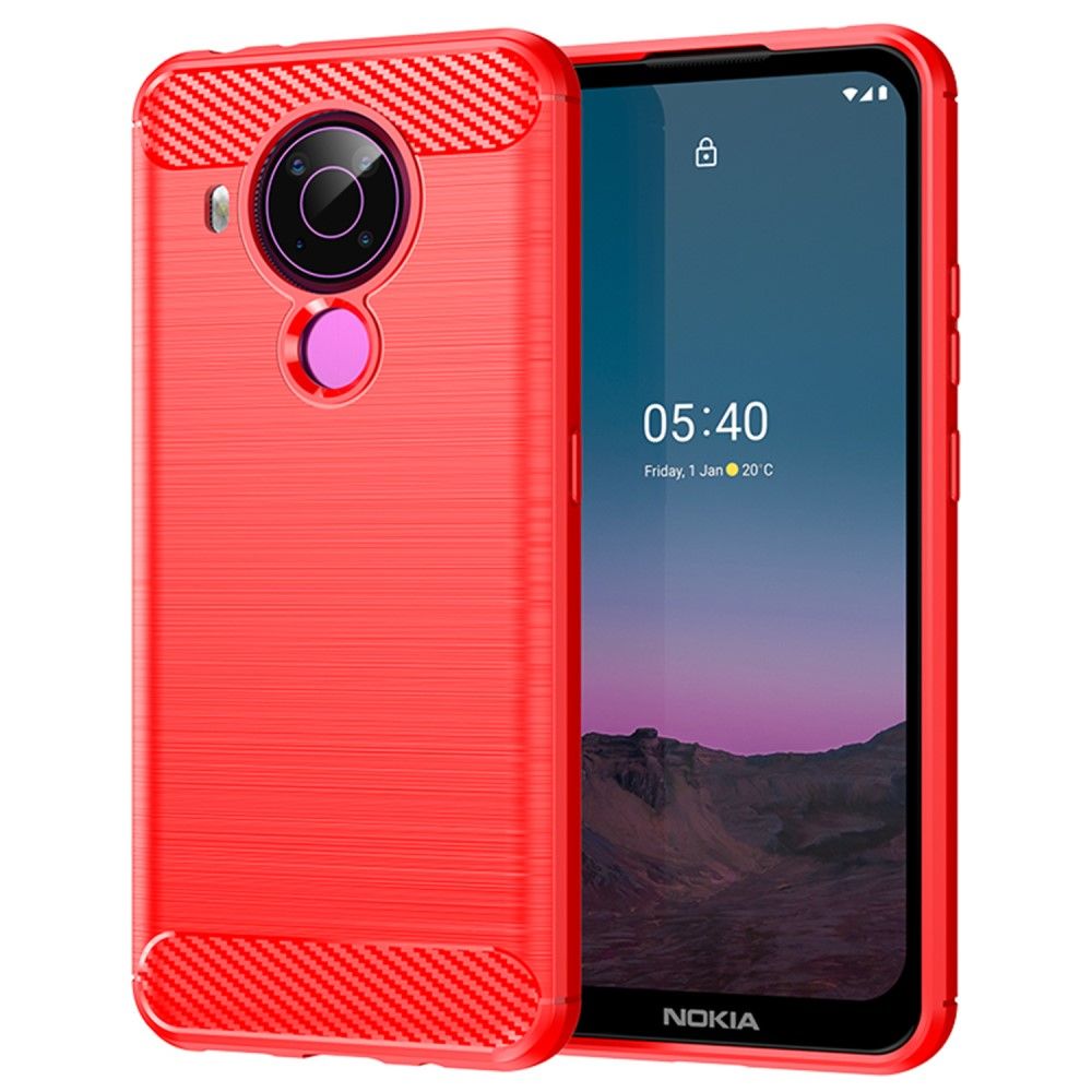 Cover Nokia 3.4 / Nokia 5.4 Silikone Børstet Effekt