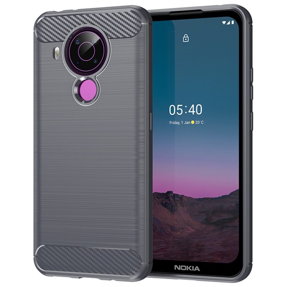 Cover Nokia 3.4 / Nokia 5.4 Silikone Børstet Effekt