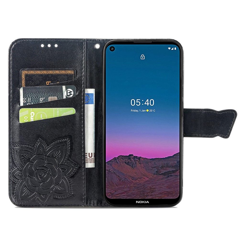 Flip Cover Nokia 3.4 / Nokia 5.4 Relief Sommerfugl