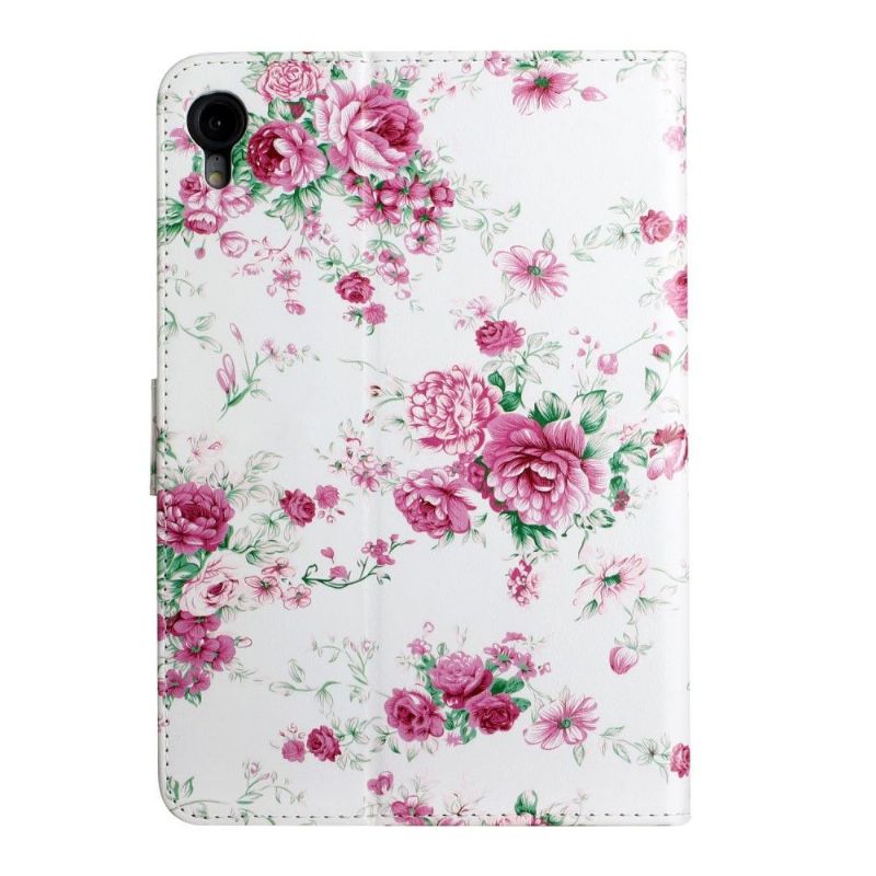iPad Mini 6 Cover (2021) Pink Flowers
