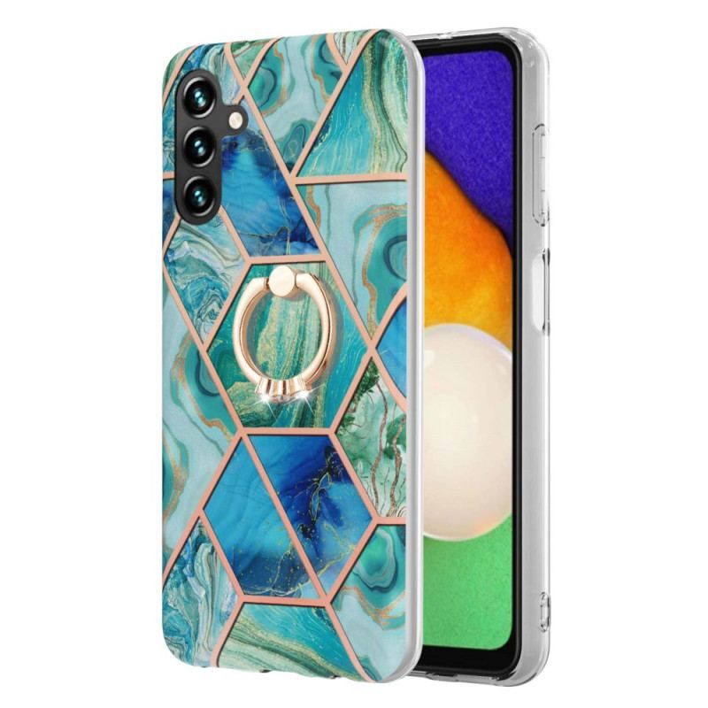 Cover Samsung Galaxy A54 5G Marmor Med Ringstøtte