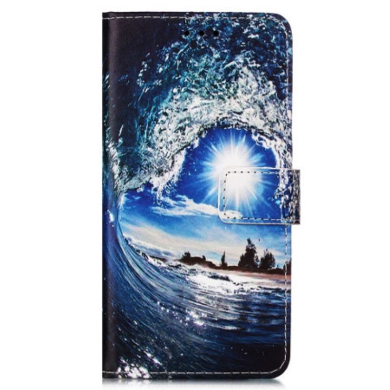 Flip Cover Samsung Galaxy A54 5G Med Snor Elsker Thong Wave