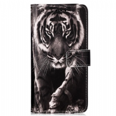 Flip Cover Samsung Galaxy A54 5G Med Snor Thong Tiger