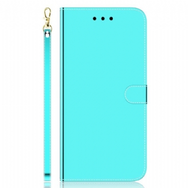 Flip Cover Samsung Galaxy A54 5G Spejl Og Snor