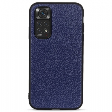 Cover Xiaomi Redmi Note 11 / 11S Ægte Litchi Læder