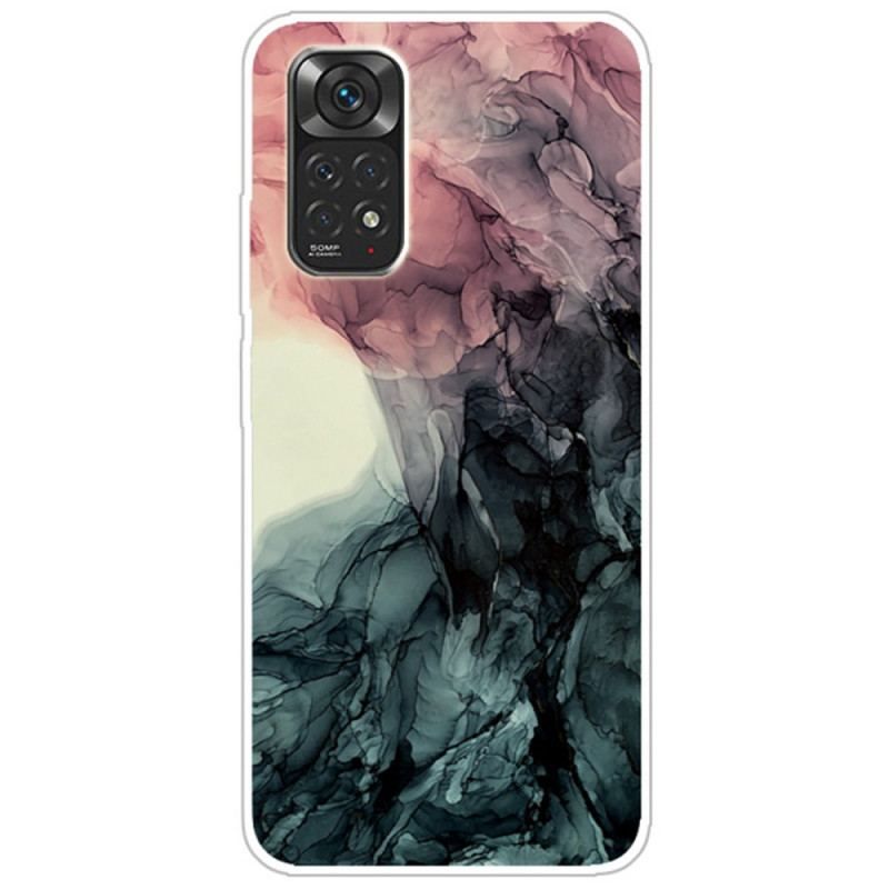 Cover Xiaomi Redmi Note 11 / 11S Farvet Marmor