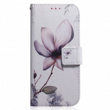 Flip Cover Xiaomi Redmi Note 11 / 11S Blomst Støvet Pink