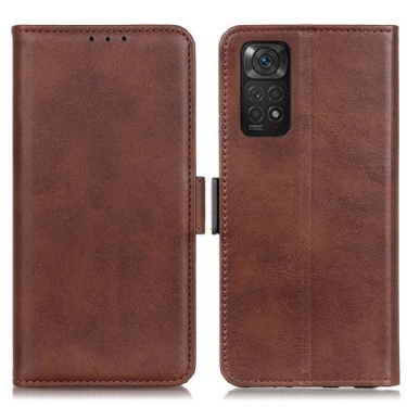 Flip Cover Xiaomi Redmi Note 11 / 11S Læder Cover Dobbelt Klap