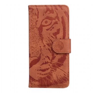 Flip Cover Xiaomi Redmi Note 11 / 11S Tiger Ansigtsprint