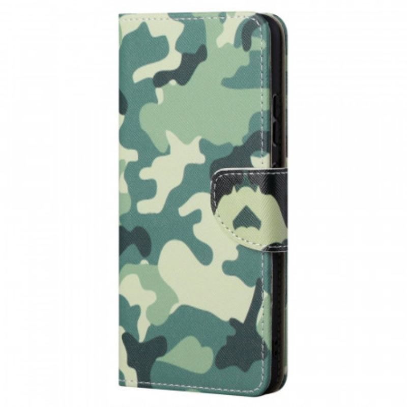 Læder Cover Xiaomi Redmi Note 11 / 11S Camouflage
