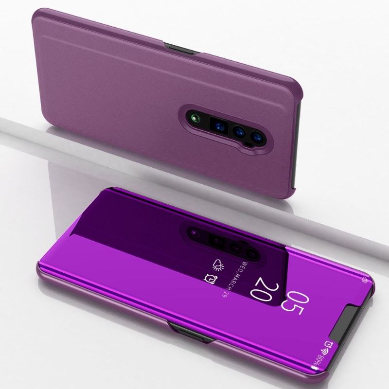 Cover Oppo Reno 10x Zoom Anti-fald Flip Cover Spejleffekt