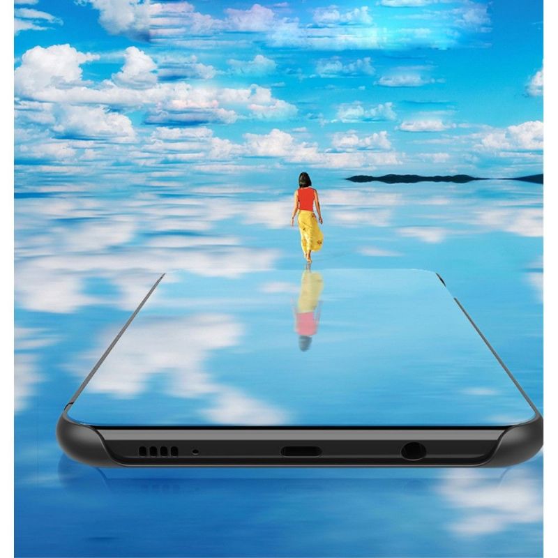 Cover Oppo Reno 10x Zoom Anti-fald Flip Cover Spejleffekt