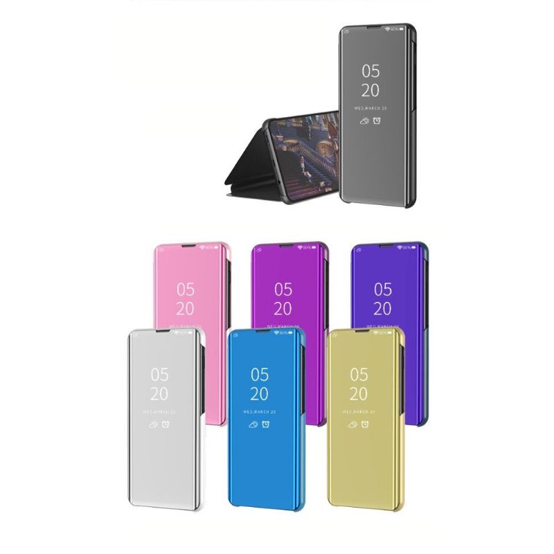 Cover Oppo Reno 10x Zoom Anti-fald Flip Cover Spejleffekt