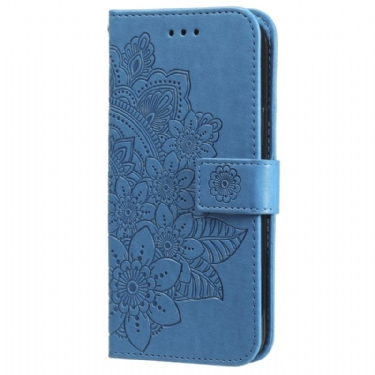 Flip Cover Oneplus 12 5g Blomster Blomstermønster Rem