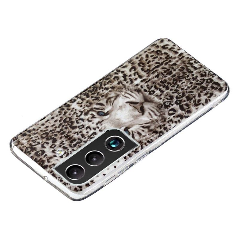 Cover Samsung Galaxy S22 Plus 5G Anti-fald Lysende Sneleopard