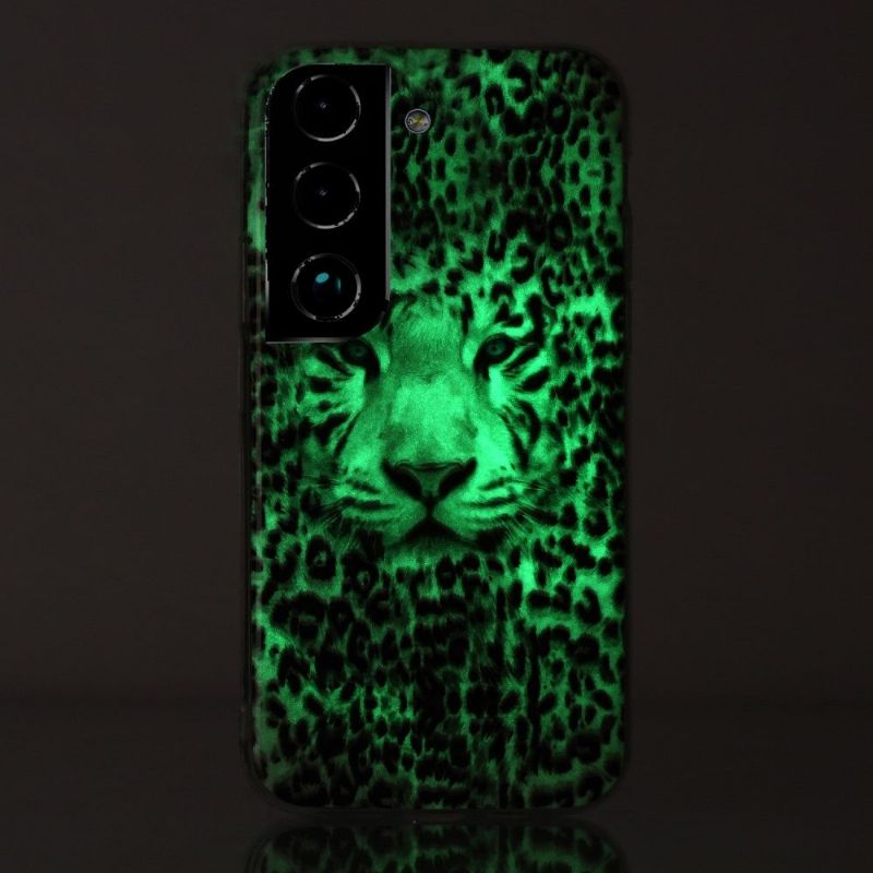 Cover Samsung Galaxy S22 Plus 5G Anti-fald Lysende Sneleopard