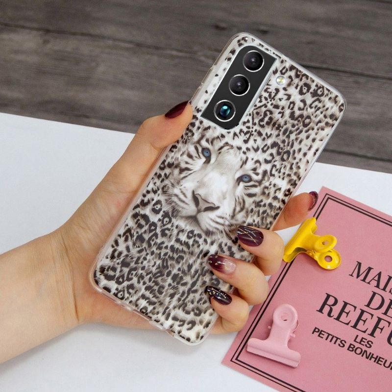 Cover Samsung Galaxy S22 Plus 5G Anti-fald Lysende Sneleopard