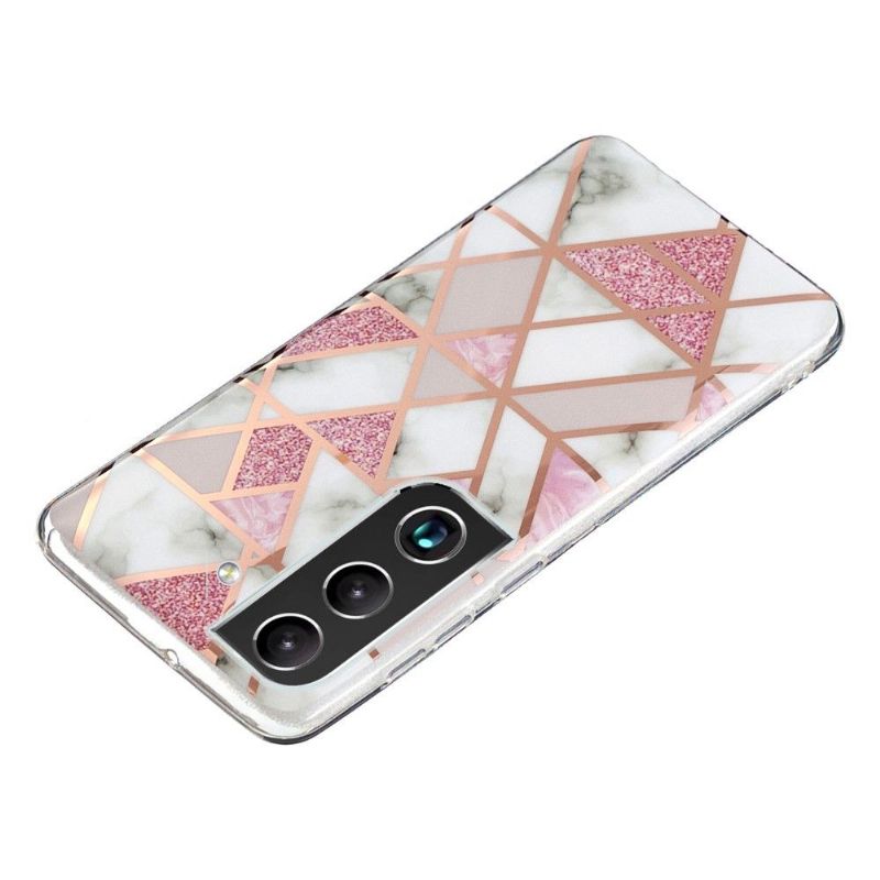 Cover Samsung Galaxy S22 Plus 5G Anti-fald Silikonegeometri