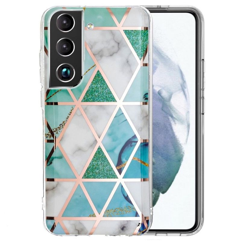 Cover Samsung Galaxy S22 Plus 5G Anti-fald Silikonegeometri