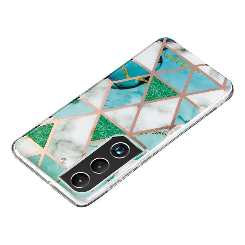 Cover Samsung Galaxy S22 Plus 5G Anti-fald Silikonegeometri