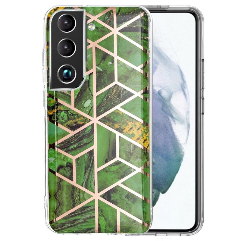 Cover Samsung Galaxy S22 Plus 5G Anti-fald Silikonegeometri