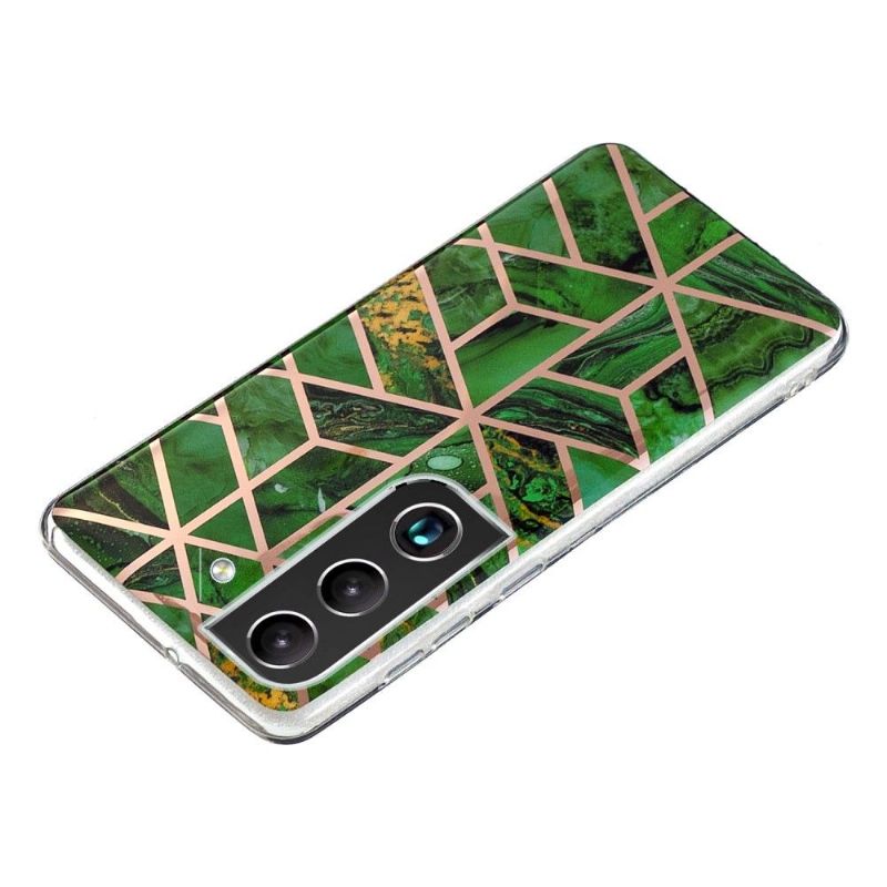 Cover Samsung Galaxy S22 Plus 5G Anti-fald Silikonegeometri