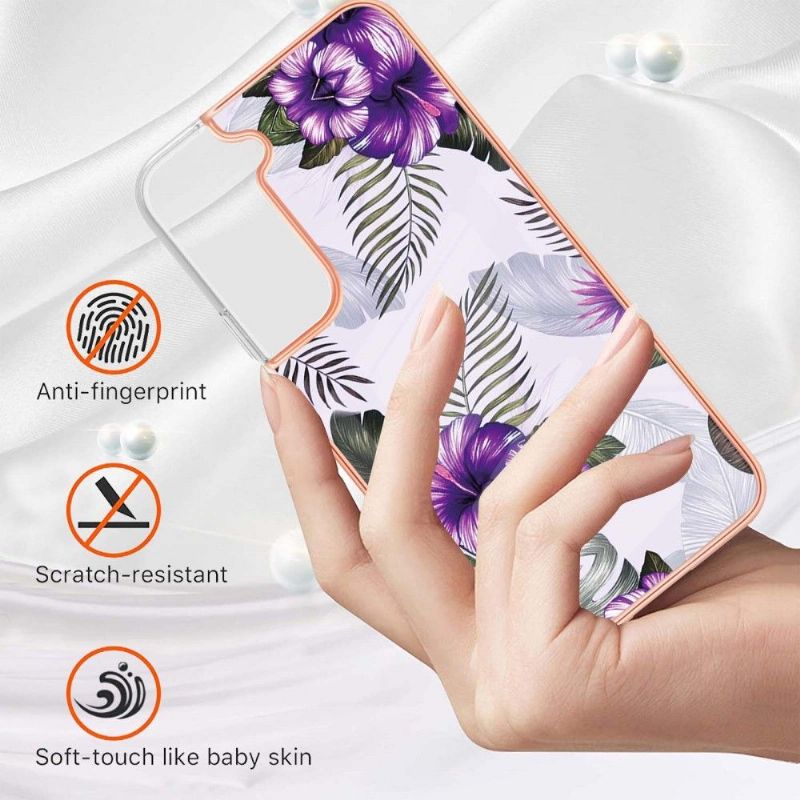 Cover Samsung Galaxy S22 Plus 5G Eksotiske Blomster