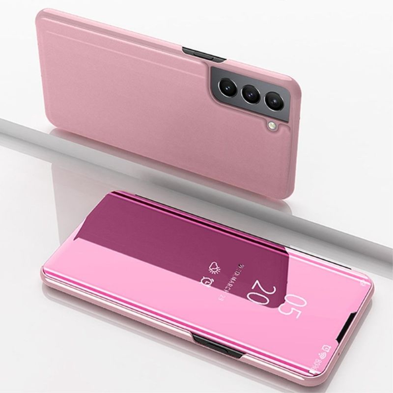 Cover Samsung Galaxy S22 Plus 5G Flip Cover Spejleffekt