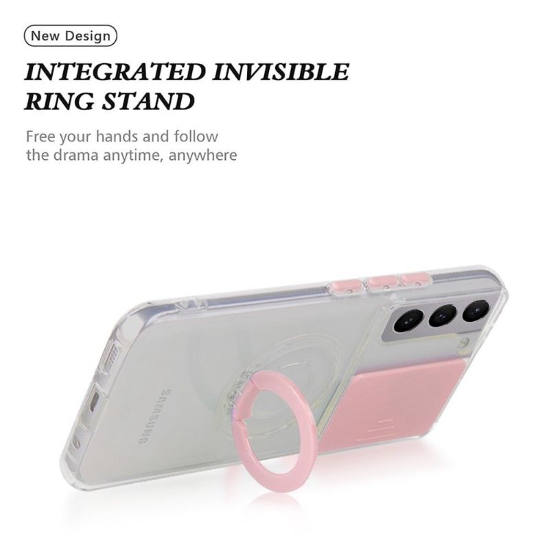 Cover Samsung Galaxy S22 Plus 5G Hemming Med Ring Og Kamera Cover