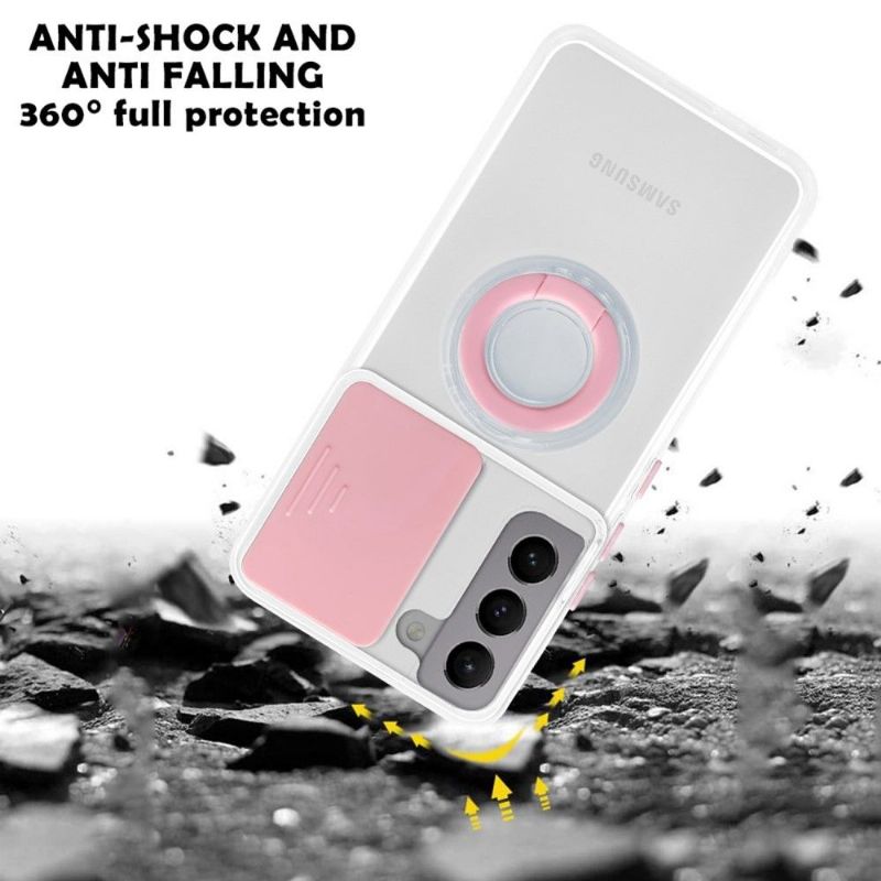 Cover Samsung Galaxy S22 Plus 5G Hemming Med Ring Og Kamera Cover