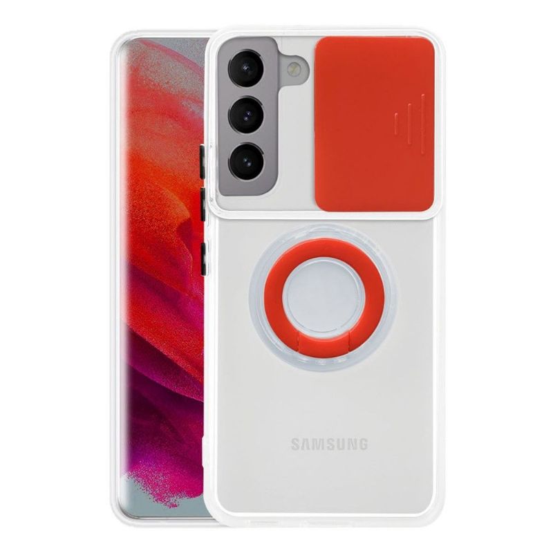 Cover Samsung Galaxy S22 Plus 5G Hemming Med Ring Og Kamera Cover