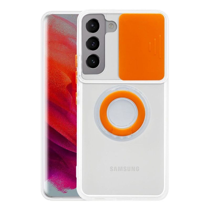 Cover Samsung Galaxy S22 Plus 5G Hemming Med Ring Og Kamera Cover