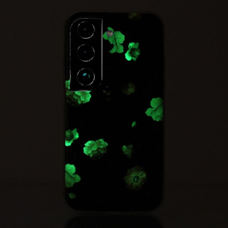 Cover Samsung Galaxy S22 Plus 5G Lysende Blomster